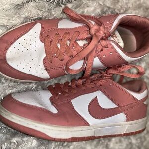 Stylish Women's Pink and White Sneakers